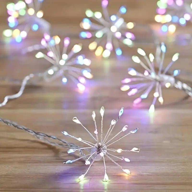 LED String Light, 1 Count 100Leds LED String Light with Remote Control & Timer, USB Powered Decorative Light for Indoor, Party, Wedding, Festival - Open Season Industries
