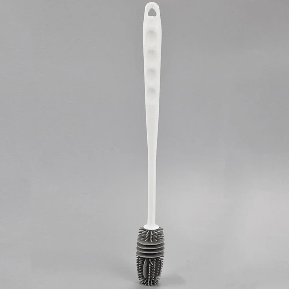 Silicone Milk Bottle Brush Long Handle Cup Brush Handheld Soft Head Food Grade Watering Kitchen Household Cleaning Brushes - Open Season Industries