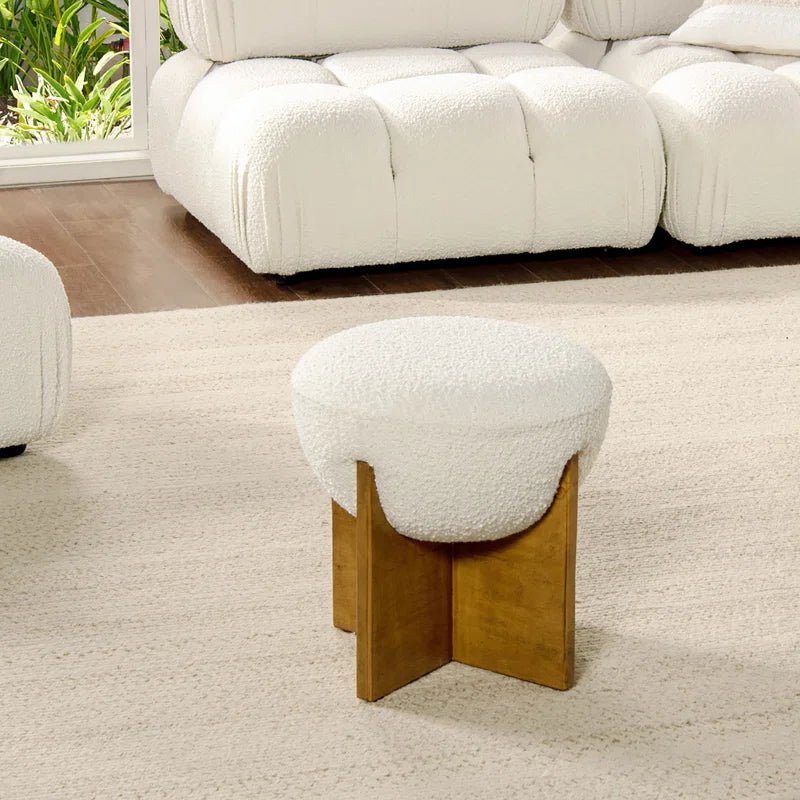 Sharita Upholstered Ottoman - Open Season Industries