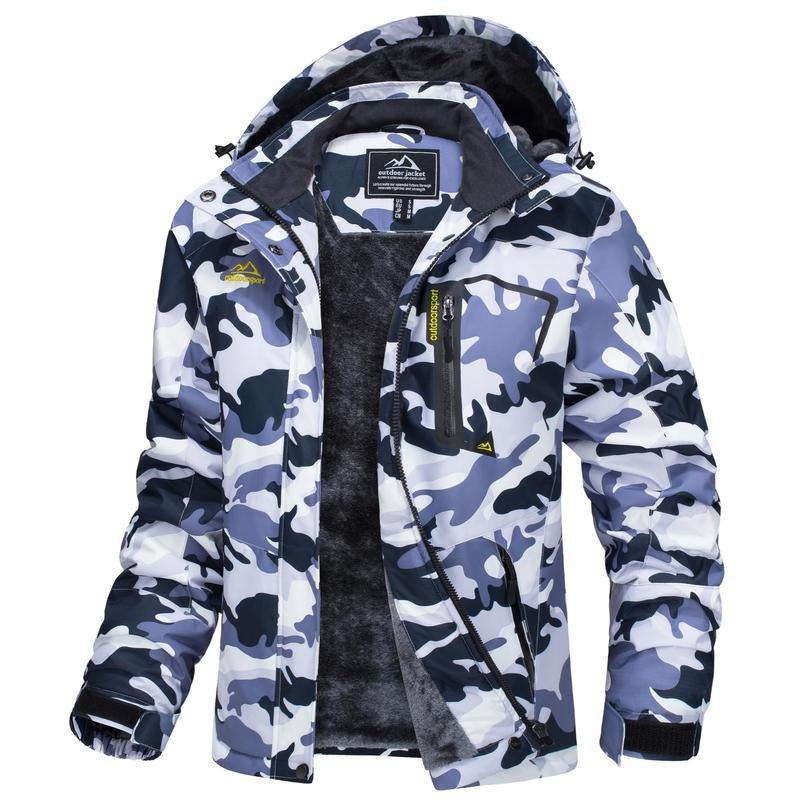 MAGCOMSEN Women'S Waterproof Ski Jacket Hooded Fleece Lined Warm Winter Jacket Snow Coat Mountain Windproof Rain Windbreaker - Open Season Industries