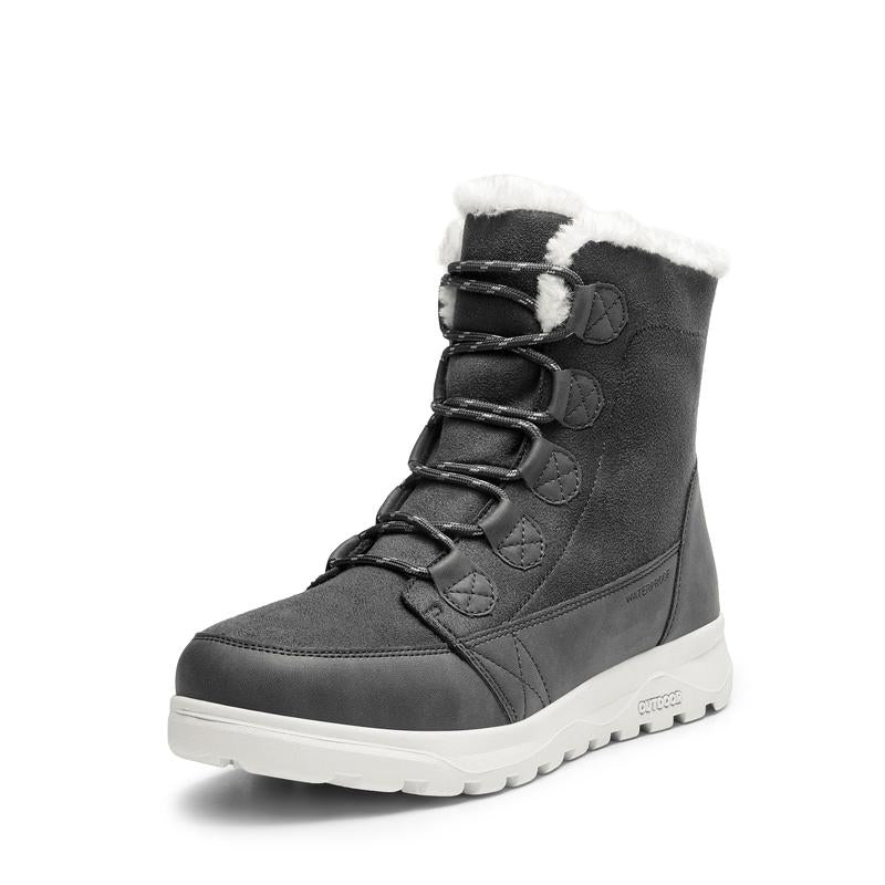 DREAM PAIRS Women'S Winter Snow Boots Lace up Warm Comfortable Faux Fur Lining Outdoor Ankle Booties - Open Season Industries