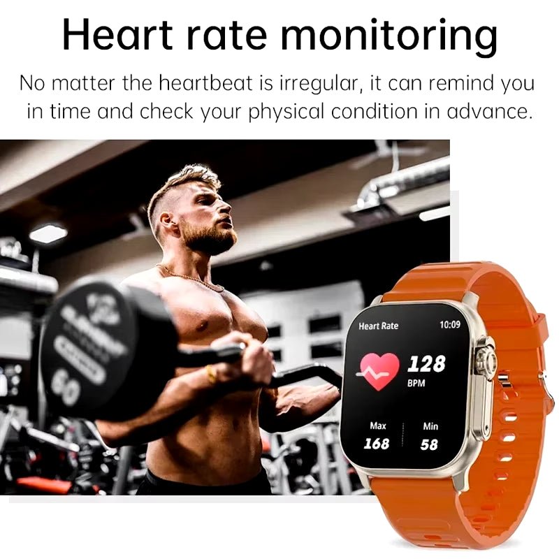 T900Ultra Smartwatch Bluetooth Talk Smartwatch Message Alert Heart Rate Monitor Sports Watch for Android IOS Men Women - Open Season Industries