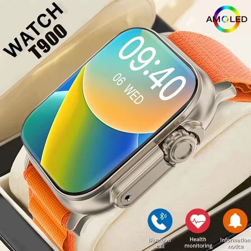 T900Ultra Smartwatch Bluetooth Talk Smartwatch Message Alert Heart Rate Monitor Sports Watch for Android IOS Men Women - Open Season Industries
