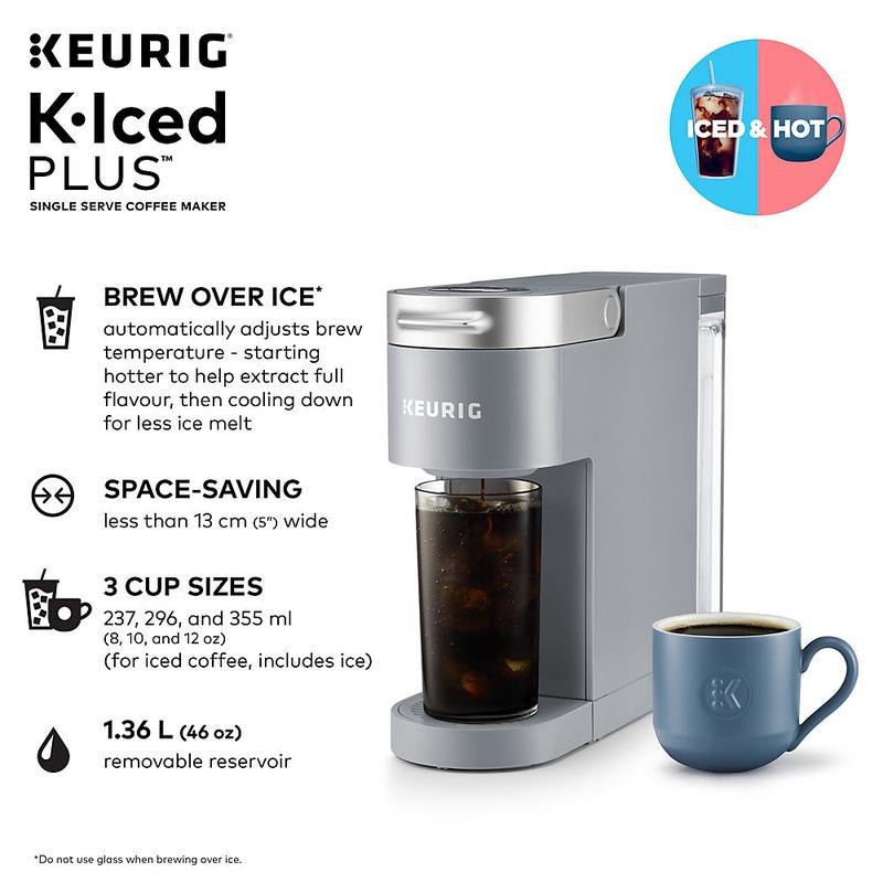 Keurig K - Iced plus Single Serve Coffee Maker - Small Coffee Maker - Iced Coffee Maker - Energy Efficient Coffee Maker - Open Season Industries