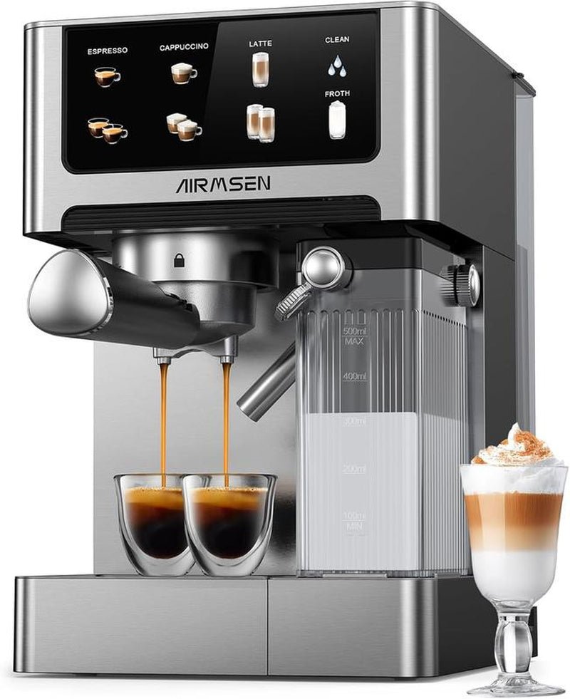 Automatic All - In - One Coffee Maker, One - Touch Latte Art, Programmable Recipes,Commercial Grade Combo Coffee Machine - Open Season Industries