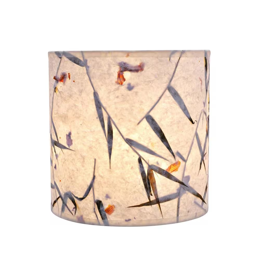 8 In. X 8 In. off White Drum/Cylinder Lamp Shade - Open Season Industries