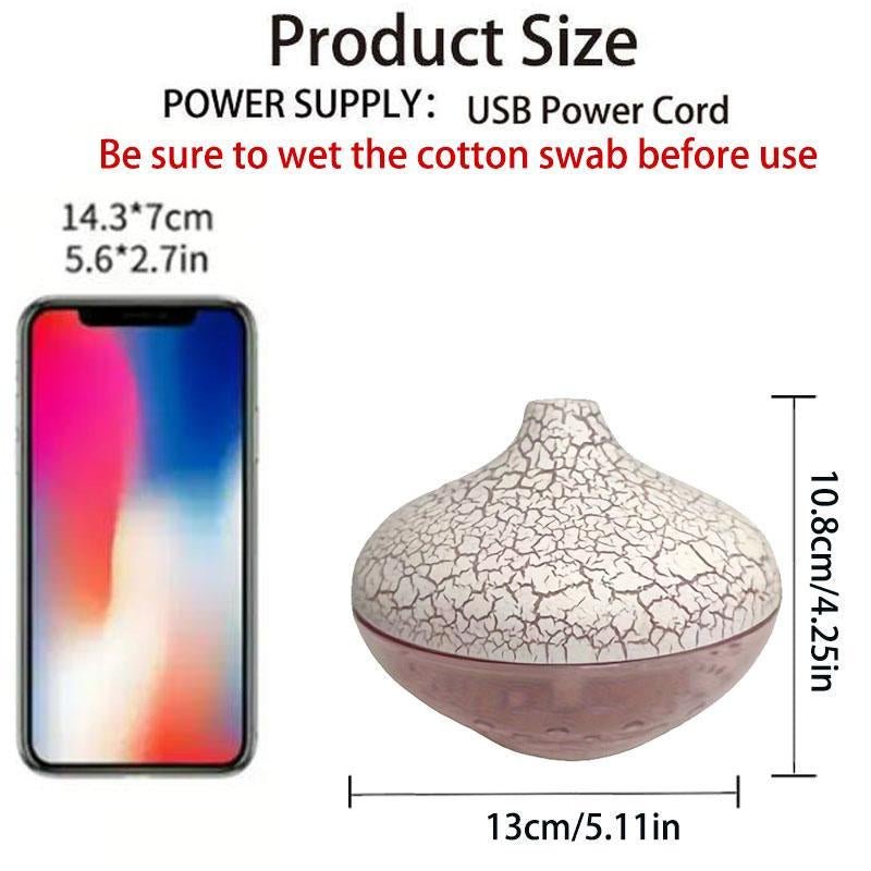 USB Powered Humidifier, Colorful Atmosphere Night Light Humidifier for Bedroom, Nano Mist Aroma Diffuser Suitable for Multiple Room Types - Open Season Industries