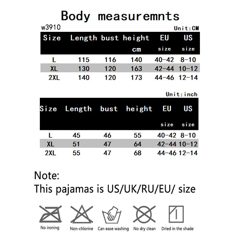 Thickened Warm plus Size Ladies Pyjamas Flannel Winter Striped Coral Velvet Long - Sleeved Nightwear Bathrobe One Piece Pajamas - Open Season Industries