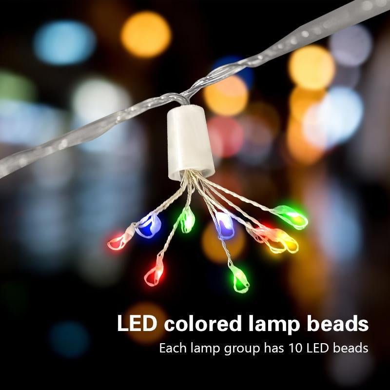 LED String Light, 1 Count 100Leds LED String Light with Remote Control & Timer, USB Powered Decorative Light for Indoor, Party, Wedding, Festival - Open Season Industries