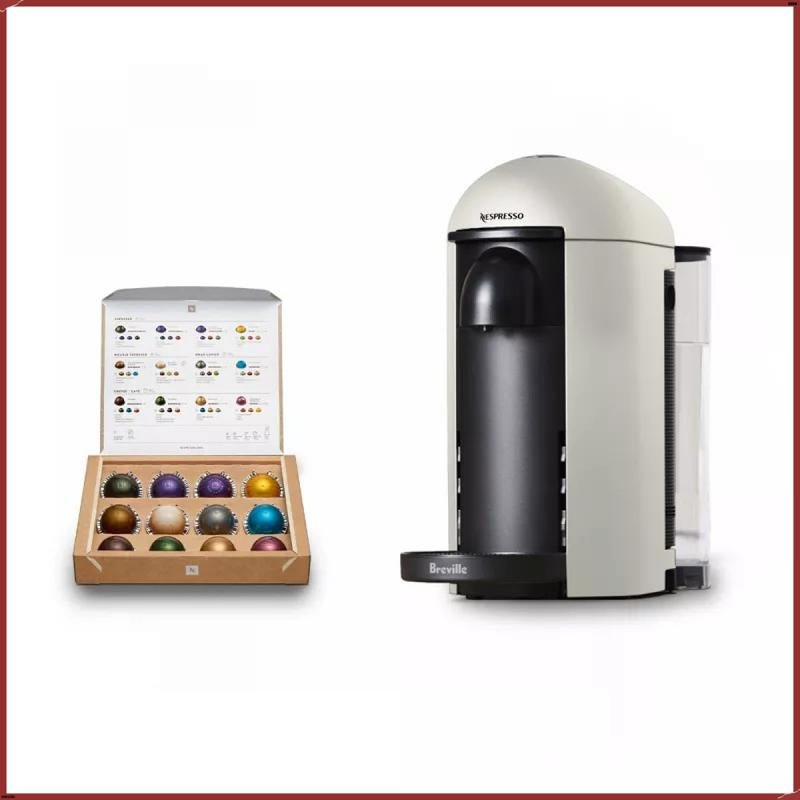 Nespresso Vertuoplus Single - Serve Coffee Maker and Espresso Machine by Breville, White - Hearth & Hand ™ with Magnolia - Open Season Industries