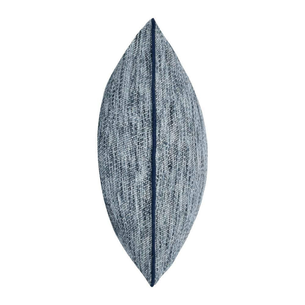 Sam Blue Abstract Feather 5 X In. 22 In. Throw Pillow - Open Season Industries