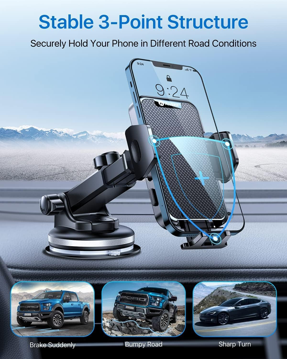 Phone Holder for Car - Open Season Industries
